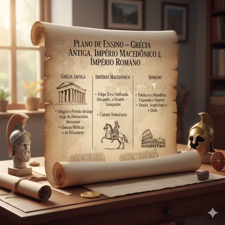 Plano de Ensino – Grécia Antiga Império Macedônico e Império Romano