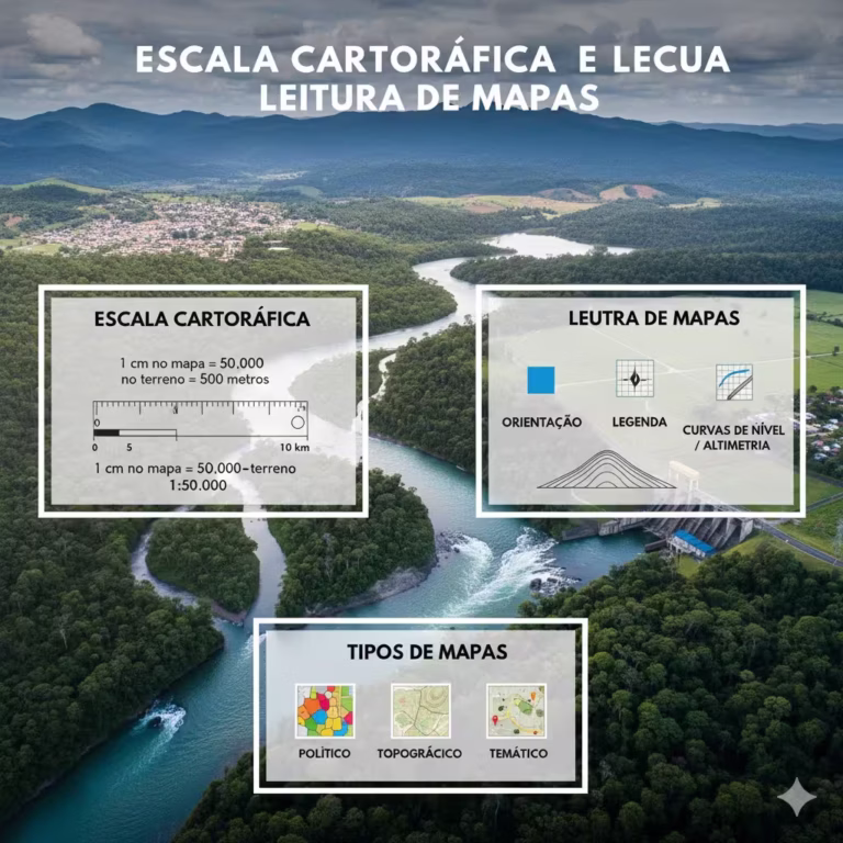 Aula de Reforço – Escala cartográfica e leitura de mapas